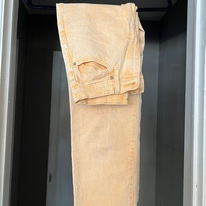 Universal Thread Women's Orange Flare Jeans